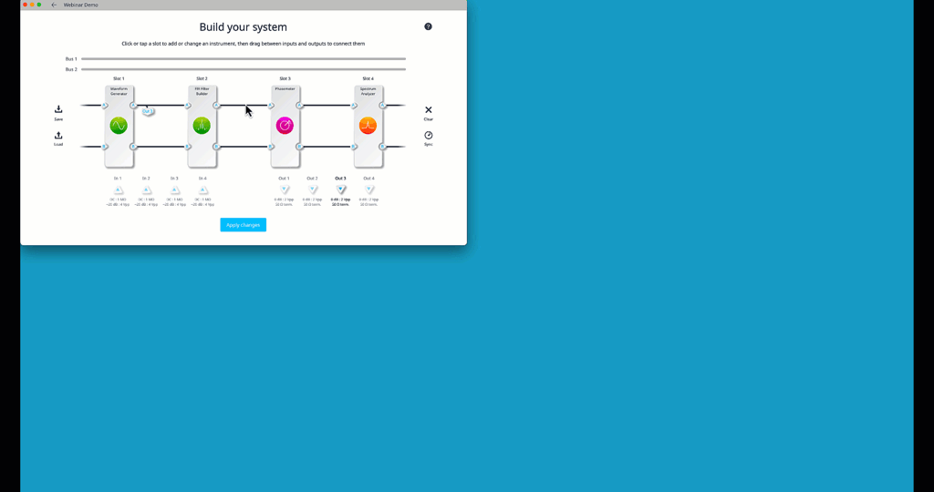 Multi-window feature for Multi-instrument Mode